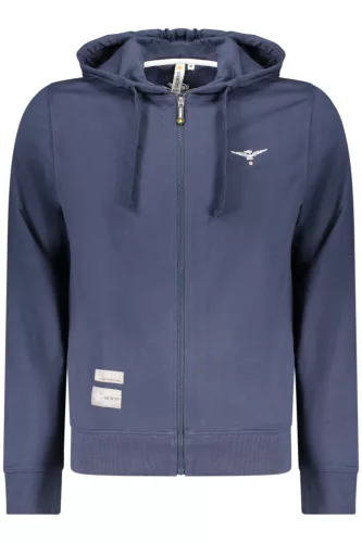 KATONAI AKADÉMIA FÉRFI KÉK CIPZÁROS PULÓVER