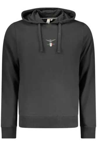 KATONAI AKADÉMIA FÉRFI FEKETE CIPZÁROS PULÓVER