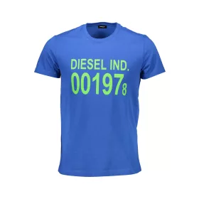DIESEL FÉRFI RÖVID UJJÚ PÓLÓ, KÉK