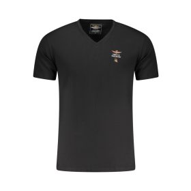 AERONAUTICA MILITARE FÉRFI FEKETE RUHÁZAS PÓLÓ
