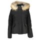 WOOLRICH FEKETE NŐI KABÁT