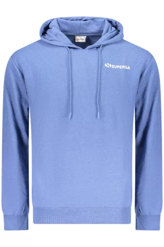 SUPERGA FÉRFI CIPZÁROS PULÓVER, KÉK