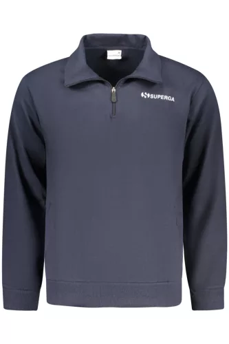 SUPERGA FÉRFI KÉK CIPZÁROS PULÓVER