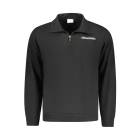 SUPERGA FÉRFI FEKETE CIPZÁROS PULÓVER