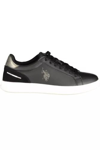 US POLO ASSN. NŐI FEKETE SPORTCIPŐ
