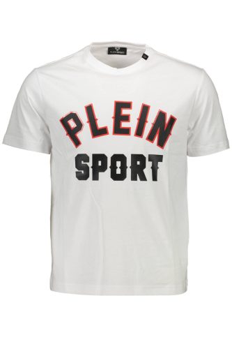 PLEIN SPORT FEHÉR FÉRFI RÖVID UJJÚ PÓLÓ