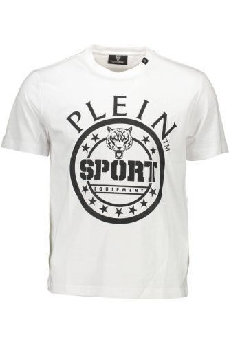 PLEIN SPORT FEHÉR FÉRFI RÖVID UJJÚ PÓLÓ