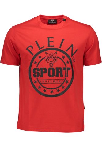 PLEIN SPORT RED FÉRFI RÖVID UJJÚ PÓLÓ