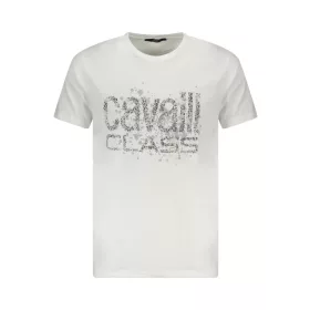 CAVALLI CLASS RÖVID UJJÚ FÉRFI PÓLÓ FEHÉR