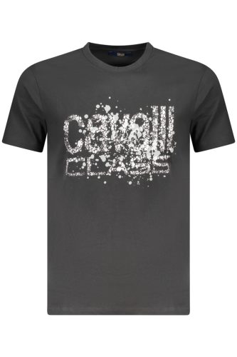 CAVALLI CLASS RÖVID UJJÚ FÉRFI PÓLÓ FEKETE