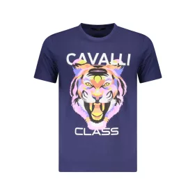 CAVALLI OSZTÁLY RÖVID UJJÚ PÓLÓ FÉRFI KÉK