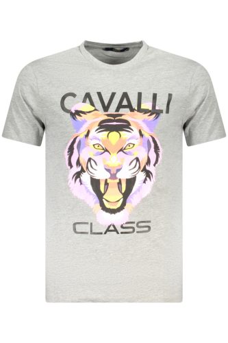 CAVALLI OSZTÁLY RÖVID UJJÚ PÓLÓ FÉRFI SZÜRKE