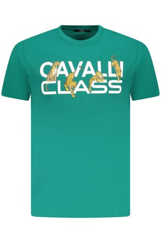 CAVALLI OSZTÁLY RÖVID UJJÚ PÓLÓ FÉRFI ZÖLD