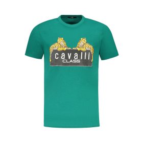 CAVALLI OSZTÁLY RÖVID UJJÚ PÓLÓ FÉRFI ZÖLD