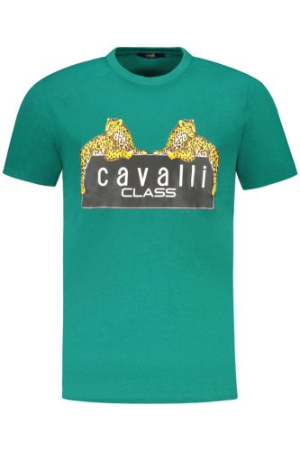 CAVALLI OSZTÁLY RÖVID UJJÚ PÓLÓ FÉRFI ZÖLD