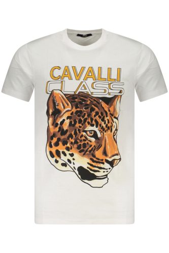 CAVALLI OSZTÁLY RÖVID UJJÚ PÓLÓ FÉRFI FÉR