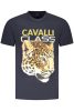 CAVALLI CLASS RÖVID UJJÚ FÉRFI PÓLÓ KÉK