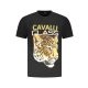 CAVALLI CLASS RÖVID UJJÚ FÉRFI PÓLÓ FEKETE