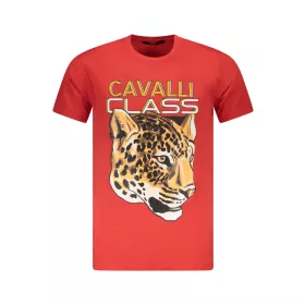 CAVALLI OSZTÁLY RÖVID UJJÚ PÓLÓ FÉRFI PIROS