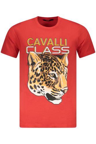 CAVALLI OSZTÁLY RÖVID UJJÚ PÓLÓ FÉRFI PIROS
