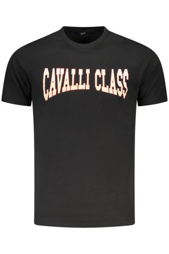 CAVALLI OSZTÁLY RÖVID UJJÚ PÓLÓ FÉRFI FEKETE