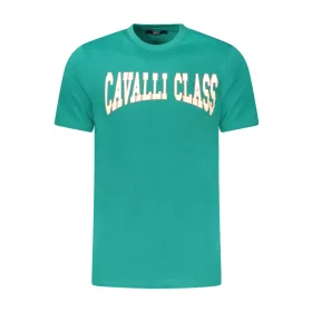 CAVALLI CLASS RÖVID UJJÚ FÉRFI PÓLÓ ZÖLD