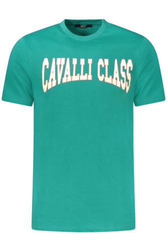 CAVALLI CLASS RÖVID UJJÚ FÉRFI PÓLÓ ZÖLD
