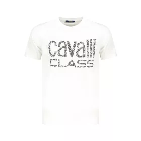 CAVALLI OSZTÁLY RÖVID UJJÚ PÓLÓ FÉRFI FÉR
