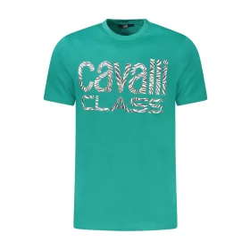 CAVALLI CLASS RÖVID UJJÚ FÉRFI PÓLÓ ZÖLD