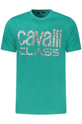 CAVALLI CLASS RÖVID UJJÚ FÉRFI PÓLÓ ZÖLD