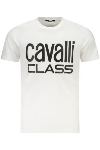 CAVALLI CLASS RÖVID UJJÚ FÉRFI PÓLÓ FEHÉR