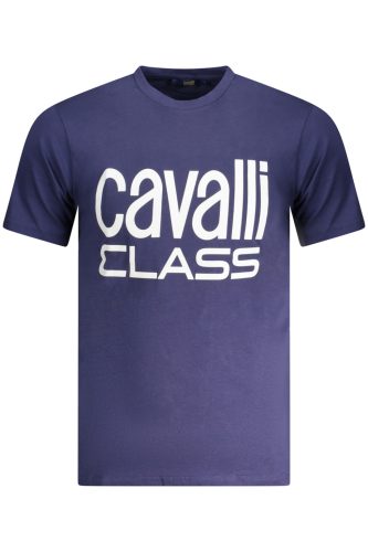 CAVALLI CLASS RÖVID UJJÚ FÉRFI PÓLÓ KÉK