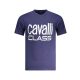 CAVALLI CLASS RÖVID UJJÚ FÉRFI PÓLÓ KÉK