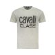 CAVALLI CLASS RÖVID UJJÚ FÉRFI PÓLÓ SZÜRKE