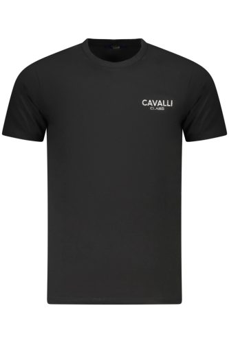 CAVALLI OSZTÁLY RÖVID UJJÚ PÓLÓ FÉRFI FEKETE
