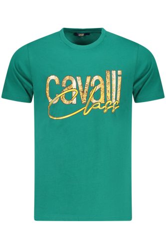 CAVALLI OSZTÁLY RÖVID UJJÚ PÓLÓ FÉRFI ZÖLD