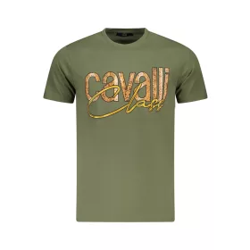 CAVALLI OSZTÁLY RÖVID UJJÚ PÓLÓ FÉRFI ZÖLD