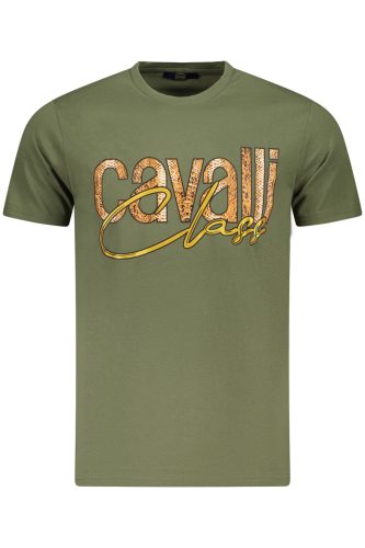 CAVALLI OSZTÁLY RÖVID UJJÚ PÓLÓ FÉRFI ZÖLD