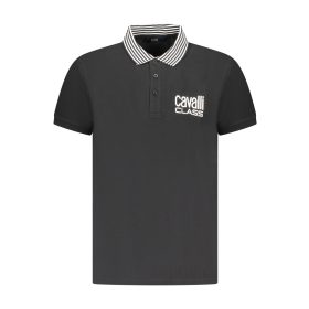 CAVALLI OSZTÁLYÚ POLO RÖVID UJJÚ FÉRFI FEKETE