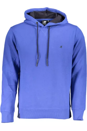 US GRAND FÉRFI KÉK CIPZÁROS PULÓVER