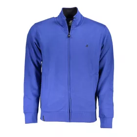 US GRAND FÉRFI KÉK CIPZÁROS PULÓVER