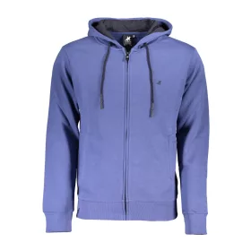 US GRAND FÉRFI KÉK CIPZÁROS PULÓVER