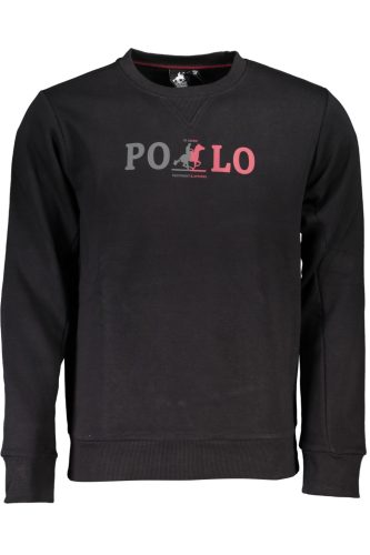 US GRAND POLO FÉRFI FEKETE cipzáros pulóver