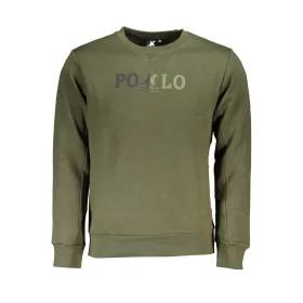 US GRAND FÉRFI CIPZÁRAS PULÓVER ZÖLD