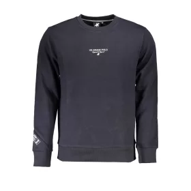 US GRAND FÉRFI KÉK CIPZÁROS PULÓVER