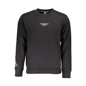 US GRAND FÉRFI FEKETE CIPZÁROS PULÓVER