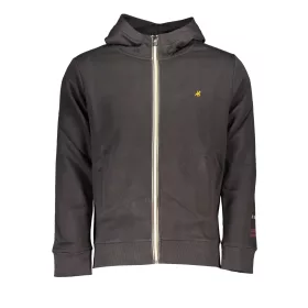 US GRAND FÉRFI SZÜRKE CIPZÁROS PULÓVER