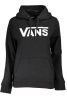 VANS NŐI CIPZÁZAT NÉLKÜLI PÓLÓ, FEKETE