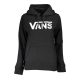 VANS NŐI CIPZÁZAT NÉLKÜLI PÓLÓ, FEKETE