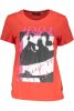 GUESS JEANS NŐI RÖVID UJJÚ PÓLÓ, PIROS